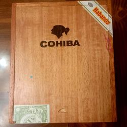 Authenic Vintage COHIBA Cigar Box (Empty)