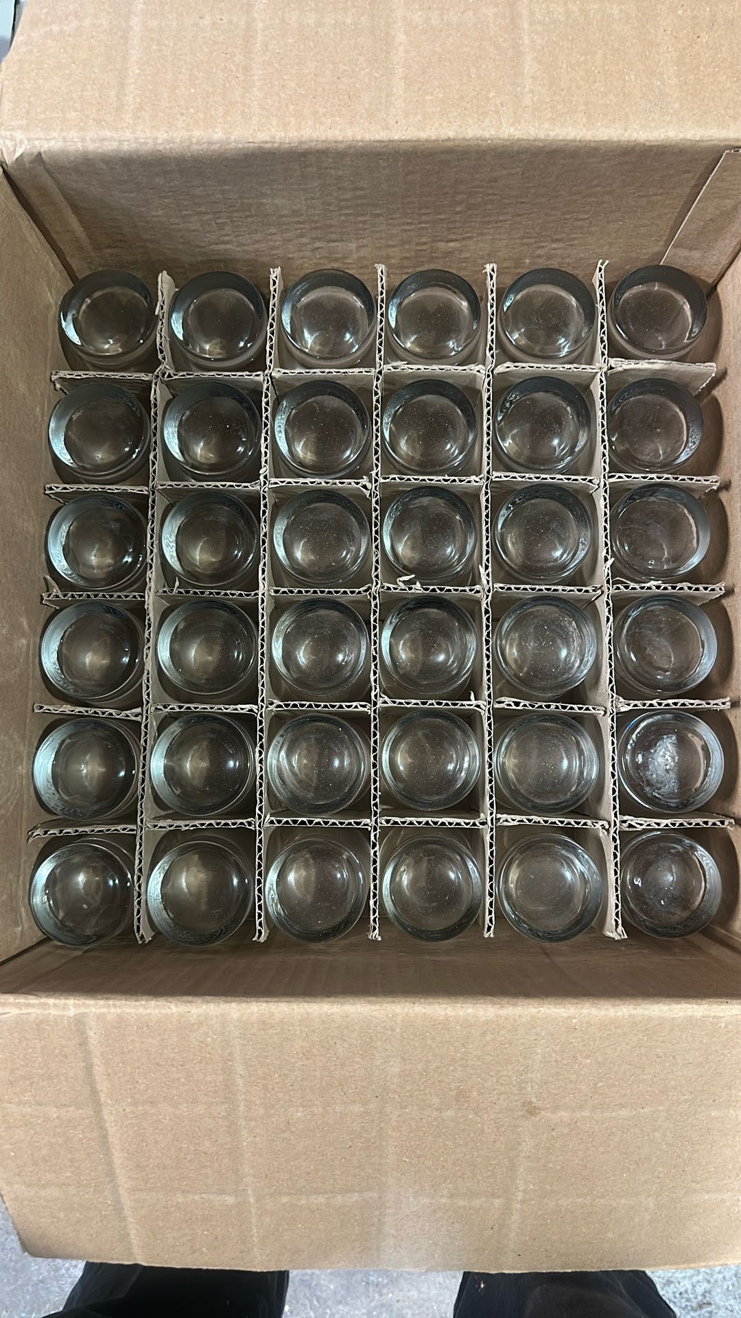 36 Side Water Glasses 