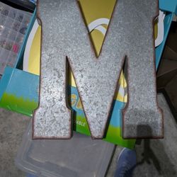 Large Metal M