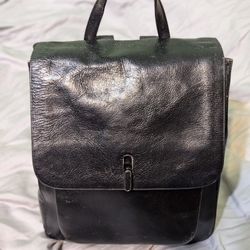 Vintage All Leather Kenneth Cole Backpack 