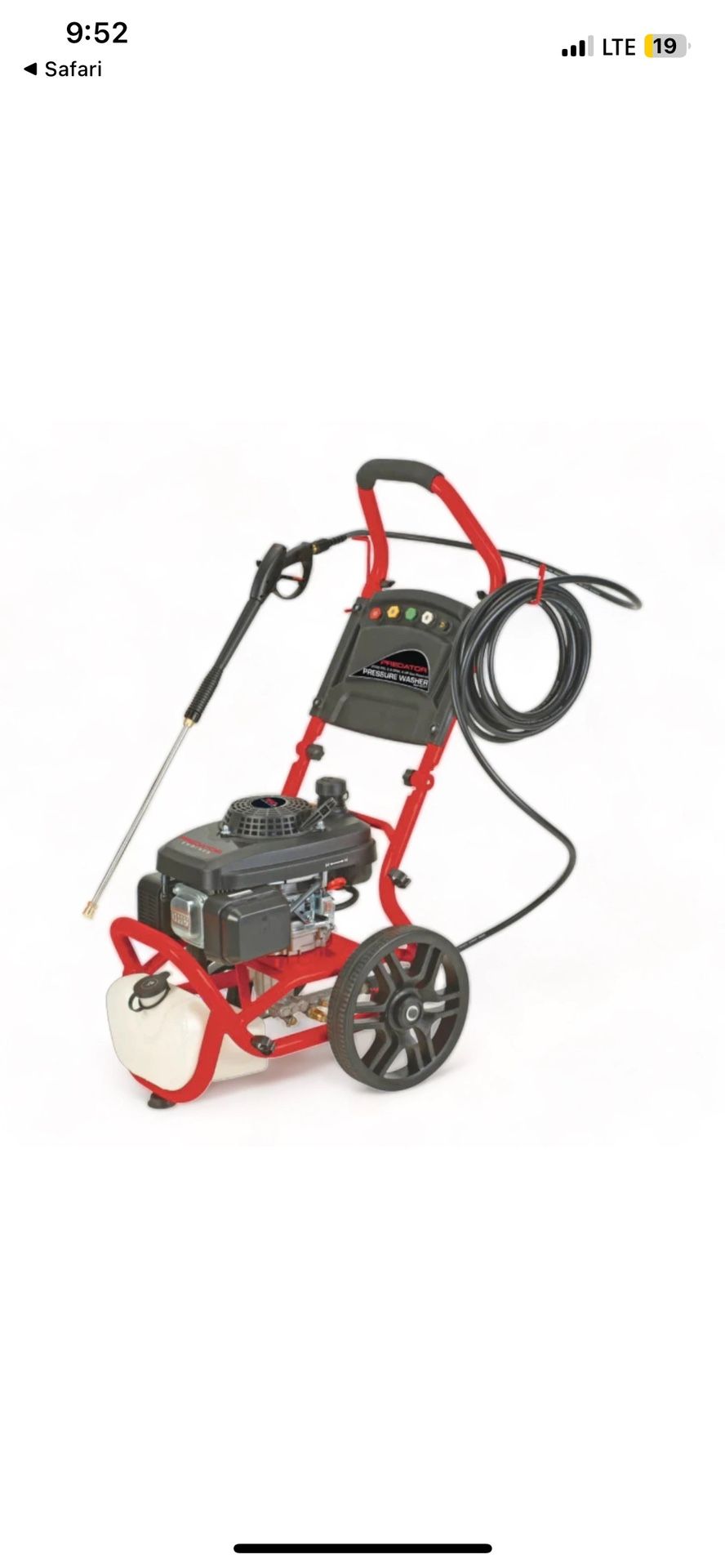 Predator Pressure Washer