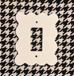 Wavy Light Switch Cover: Squiggly Toggle, Rocker, Outlet
