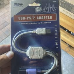 Usb to PS2 adapter for computer new