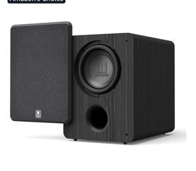 Monolith M-10 V2 10-Inch THX Certified Ultra 500 Watt Powered Subwoofer - Low Distortion, High Power Output, Vented HDF Cabinet, RCA and XLR Inputs, f