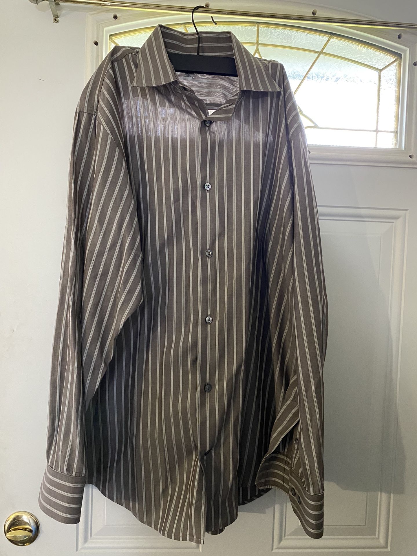 Grey Banana Republic Size Large Dress Shirt