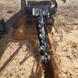 72" Trencher Skid Steer Attachment