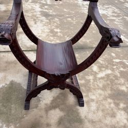 Beautiful dragon carved chair