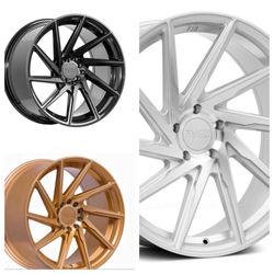 F1R 18 inch 5x100 5x112 5x114 Rim (only 50 down payment / no credit check )