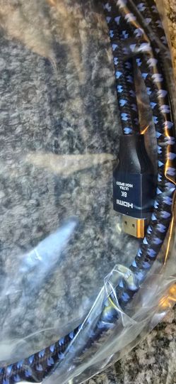 SVS 8K HDMI blue and black braided 2m cable
