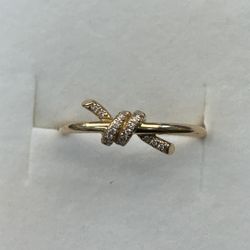 Tiffany 18kt Gold Ring Size 7