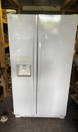 Whirlpool Side-by-Side White Refrigerator
