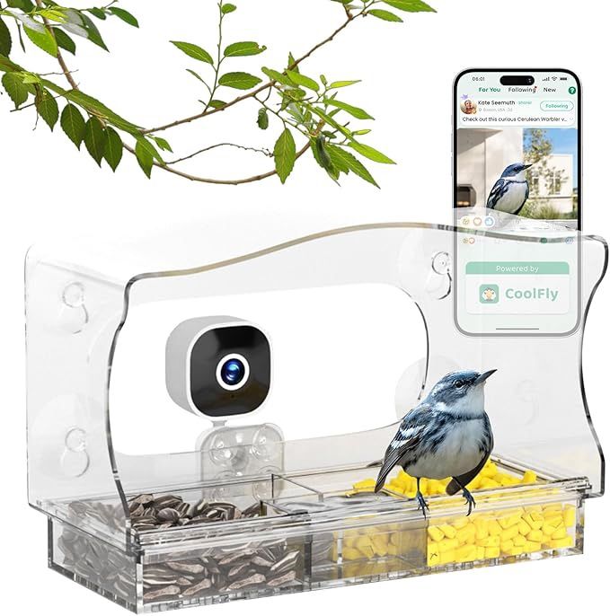 Window Birdfeeder with Camera