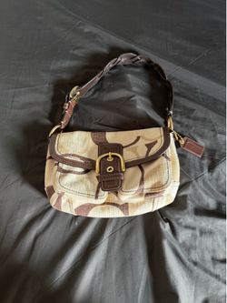 Coach brown and cream soho