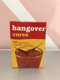 🥃Hangover Cures Recipe Cards