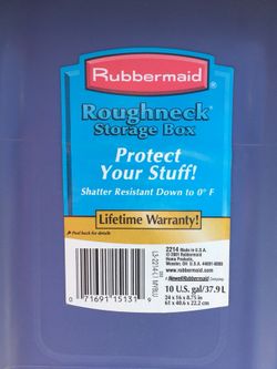 Rubbermaid Roughneck 10 gallon totes 3 for $10 for Sale in