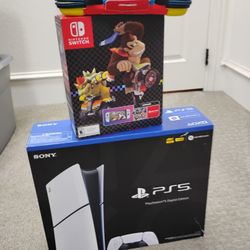 PlayStation 5 Plus Nintendo Switch With Case