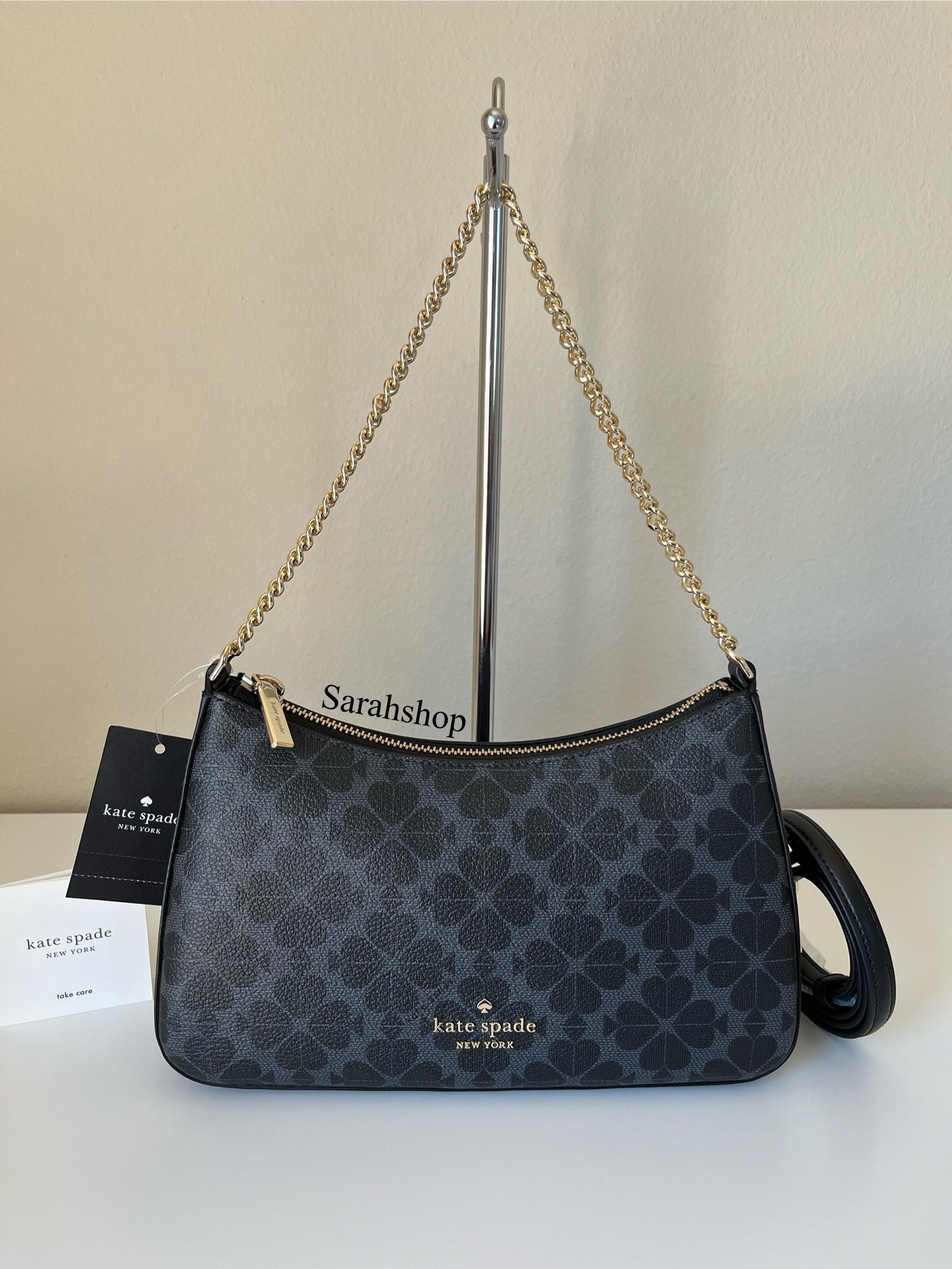 Coach Signature Spade Flower Medium Convertible Crossbody