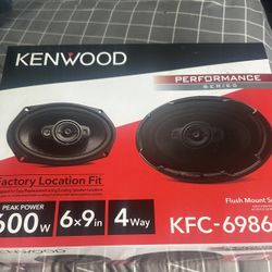 2 kenwood 6x9s