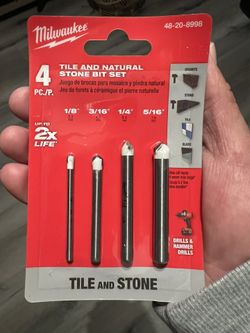 Milwaukee Tile And Natural Stone Bit Set