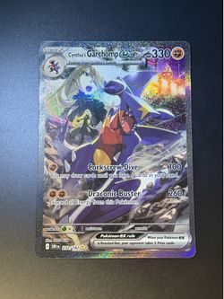 Pokemon Cynthia’s Garchomp EX SIR 232/182 Destined Rivals