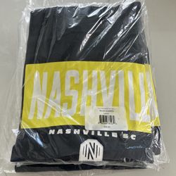 Men’s Stadium Essentials Nashville SC MLS, Large size Cotton T-shirt. Brand New, still in the bag Nashville, Tennessee Soccer