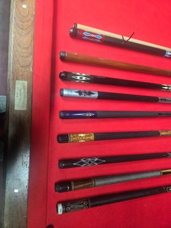 Billiard supplies.