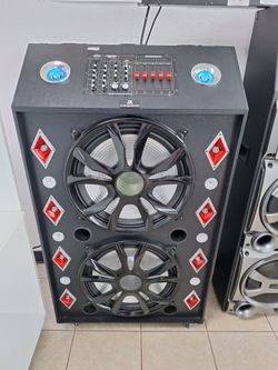 Maxpower Dual Woofer PA Speaker Cabinet