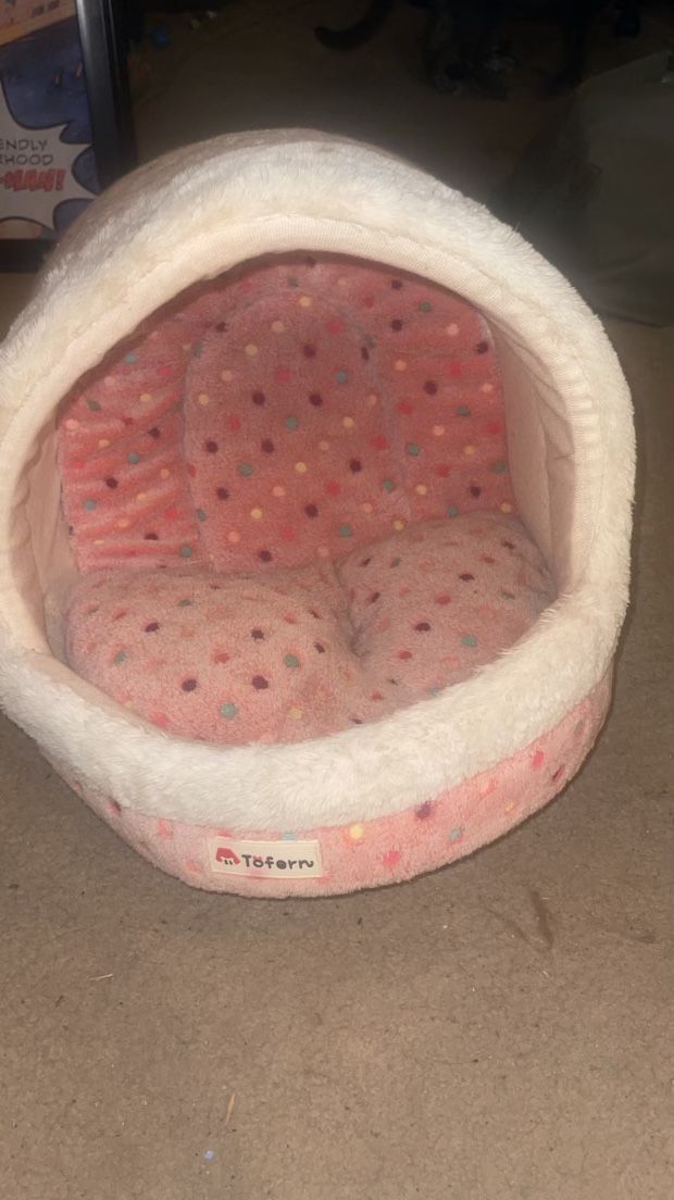 Pink Cat Bed