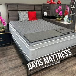 Cama King Size 🔴 Bed New 🔴Additional Mattress Price 