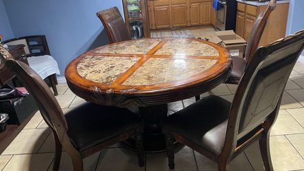 Great solid wood dining set