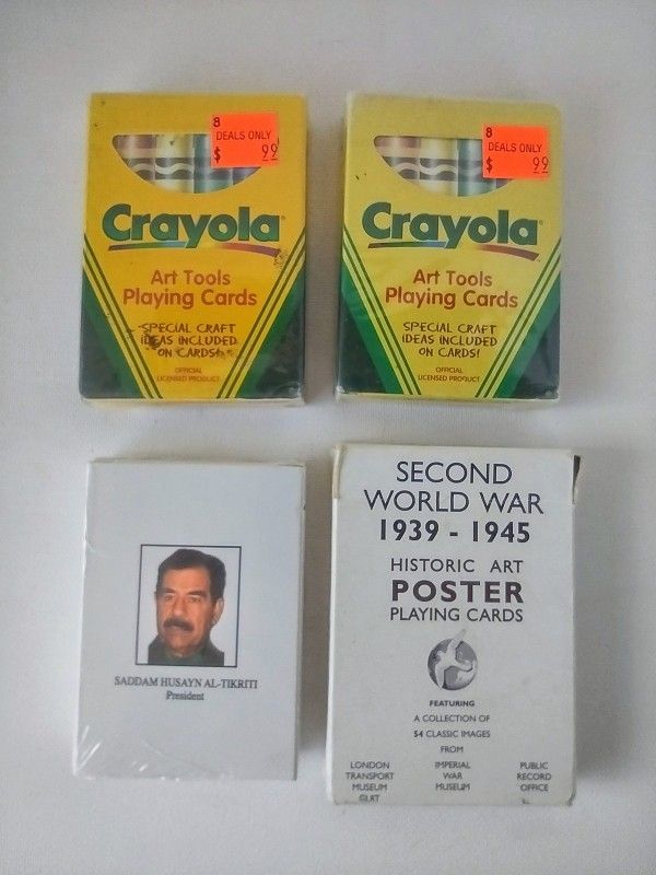 Lot Of 4 Decks Of Playing Cards