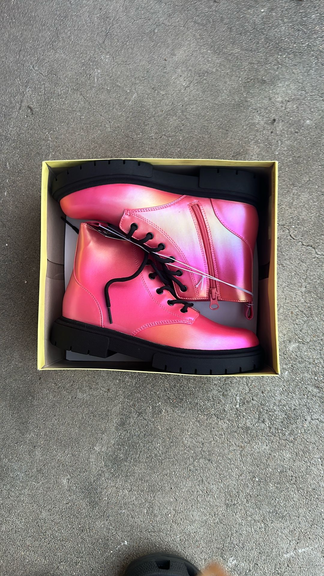 New Art Class Target Pink Boots Girls 5
