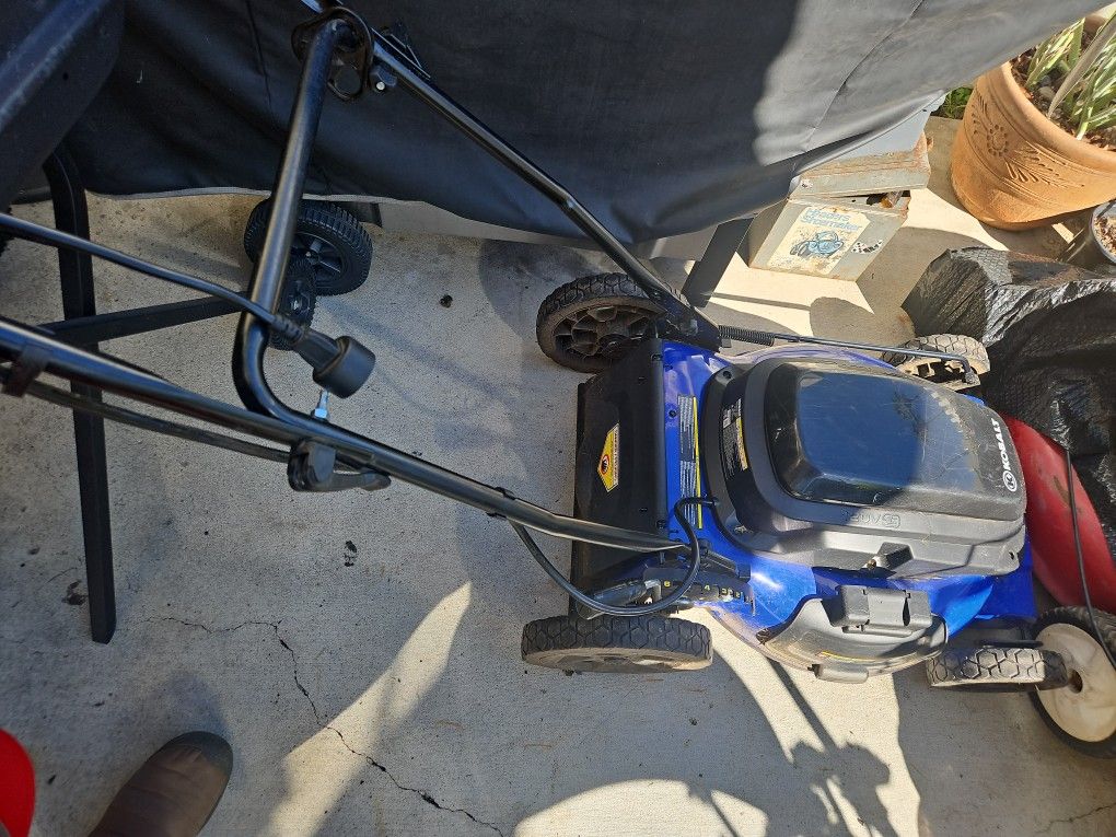 Kobalt electric lawn mower 21 in