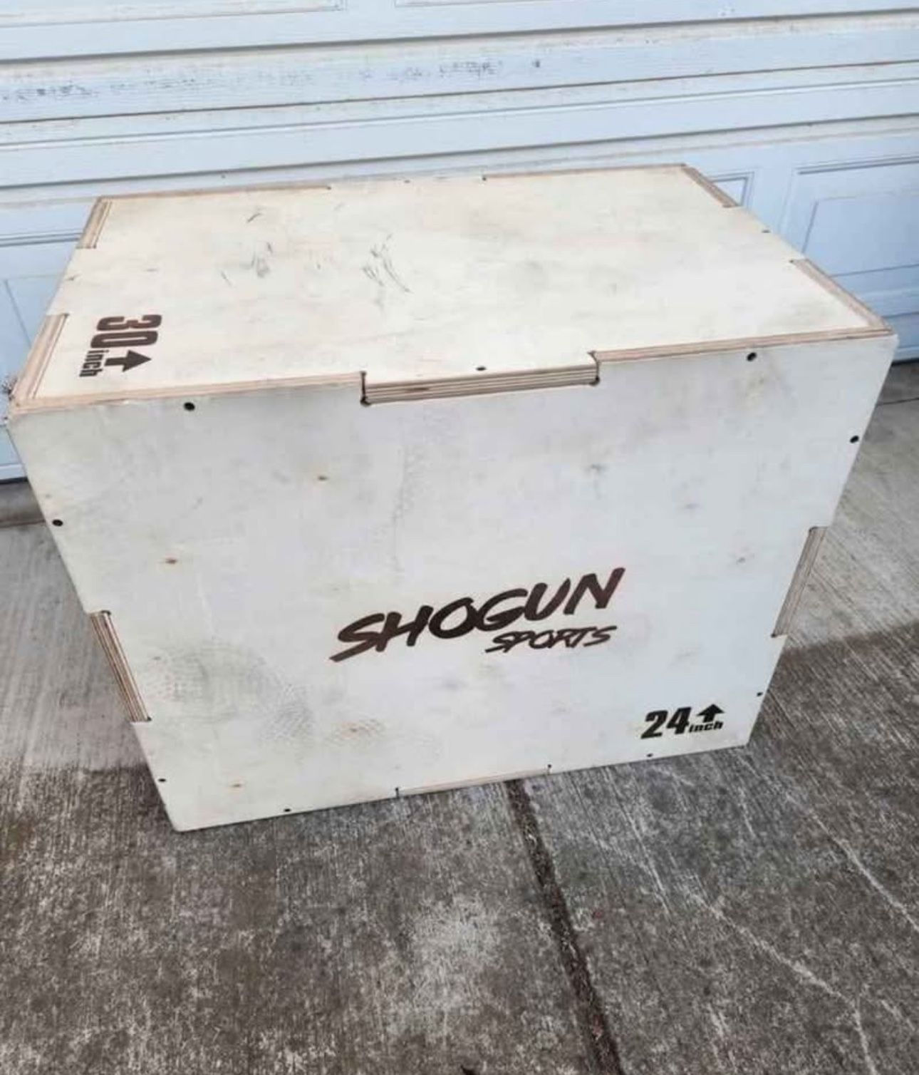 3 in 1 Wood Plyometric Box. Jump Box for Crossfit, MMA Conditioning and Strength