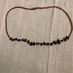 Beautiful Tumbled Tiger Eye Necklace 