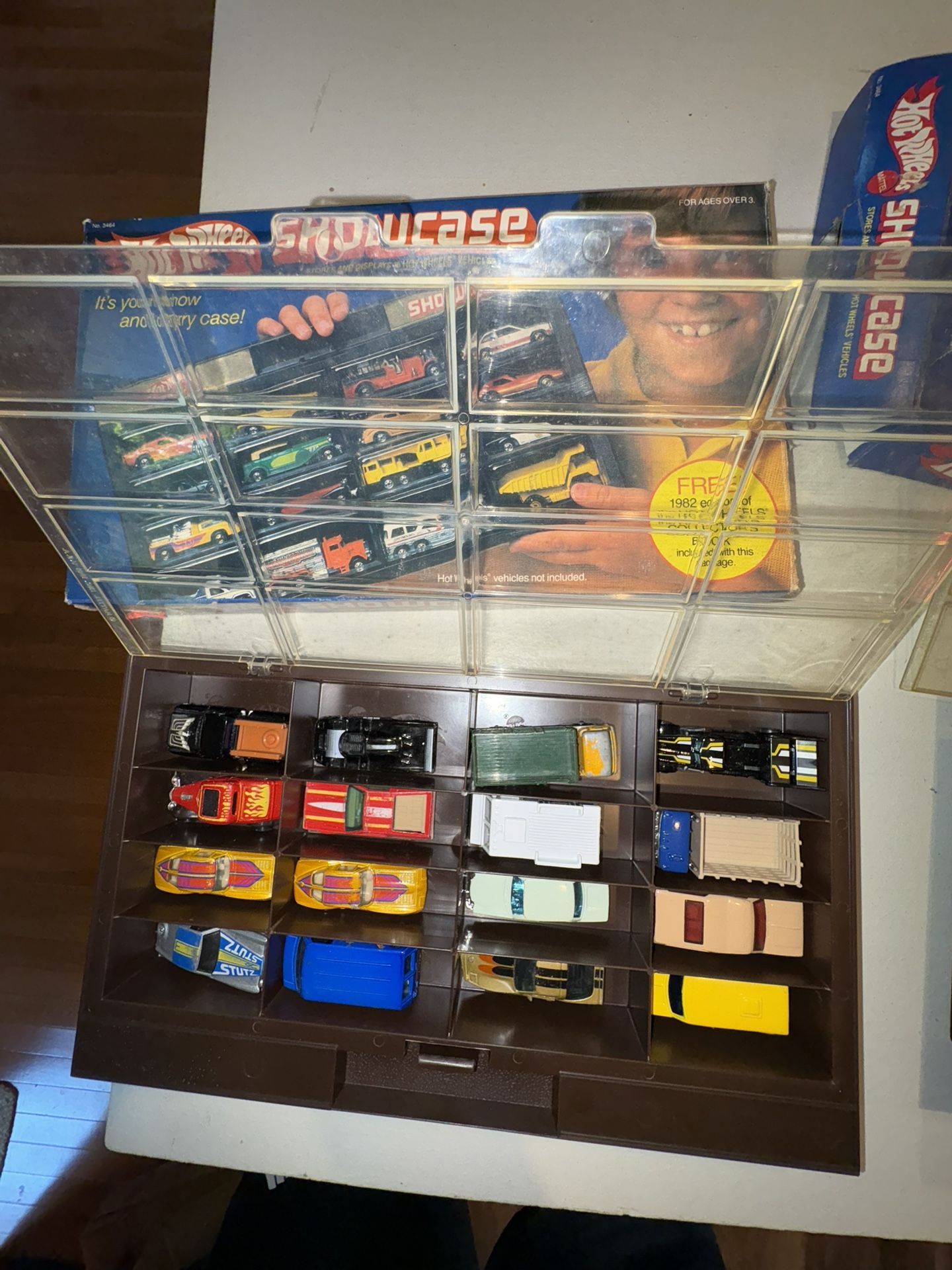 Huge collection of over 145 vintage 80’s hot wheel cars trucks & other vehicles w/ original boxes. Please watch video. This is a lifetime of collectin