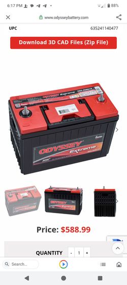 ODYSSEY EXTREME ODX-AGM31R (2 Batteries )