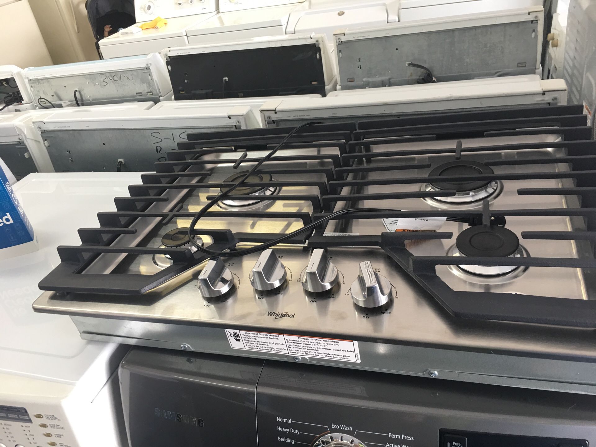 Whirlpool gas stove counter new-30 days warranty