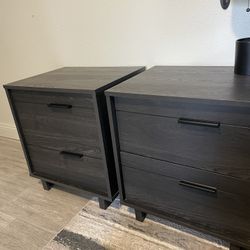 Black nightstands