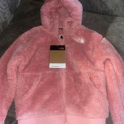 Lil Girls Northface Hoodie (pink) Size 7