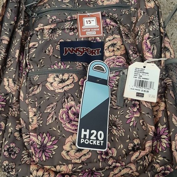 boho jansport backpack Digibreak Backpack/Malt Tan Stripe Big has never looked so cool. JanSport Big Student Backpack -