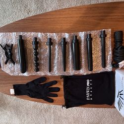 Curling Iron Wand Set 7 In 1