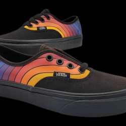 Vans Authentic Unisex Old Skool Lace Up Rainbow Men Size 3.5 Women Size 5 M Usa 