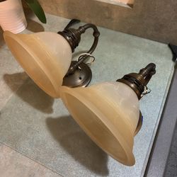 Vintage Look Wall Sconce Light Fixtures (2 each)
