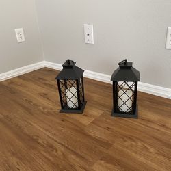 Lanterns - Black (Set of 2)