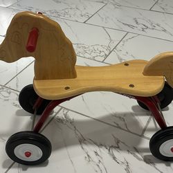 Radio Flyer Classic Wooden Horse Scooter