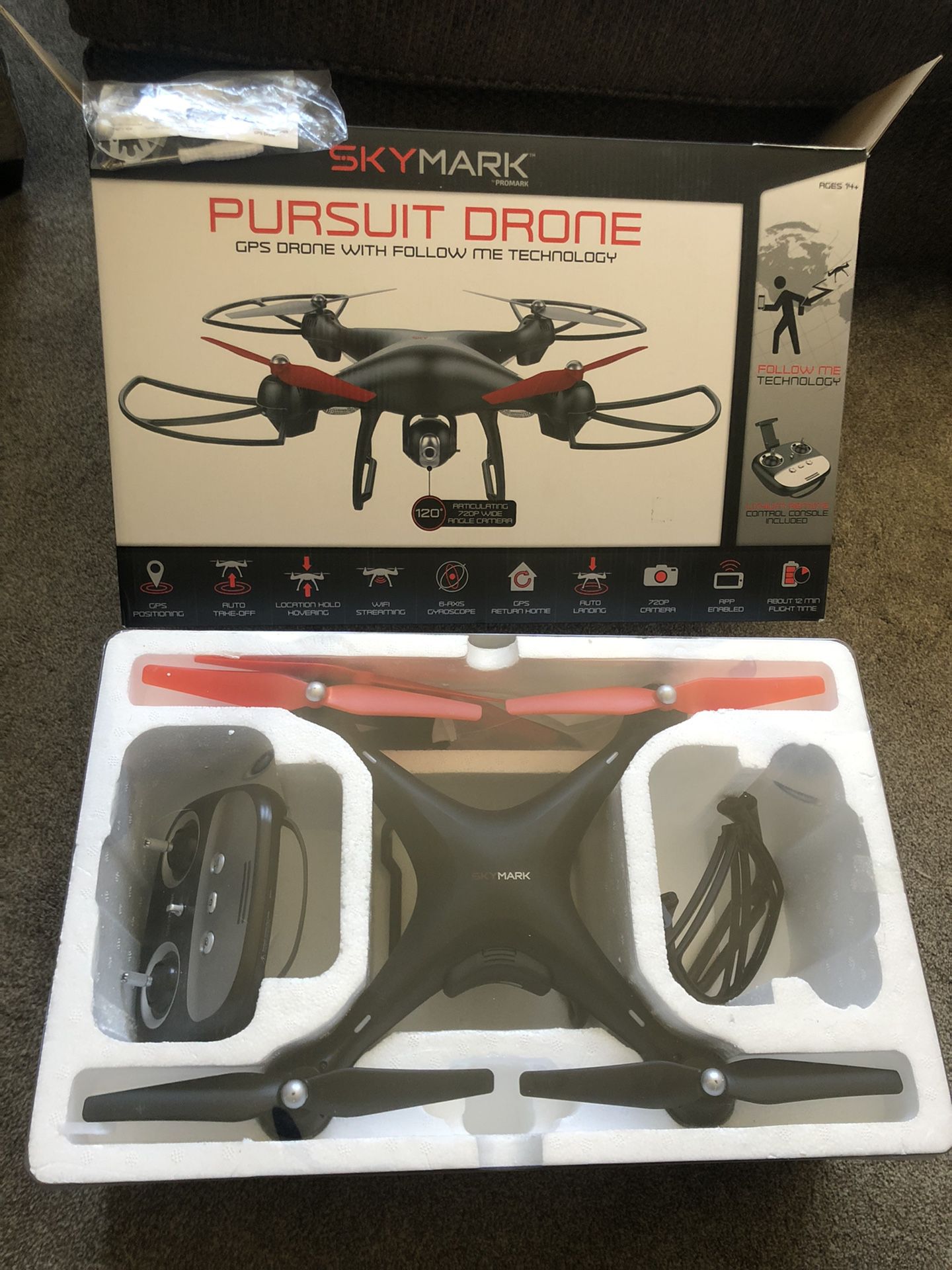 ProMark SkyMark Drone - GPS Pursuit Drone - Premier Drone with Follow Me for Sale in - OfferUp
