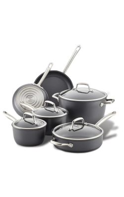 BRAND NEW Anolon Accolade 10-Piece Hard-Anodized Pots and Pans Set