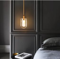 SET OF 3 Gold Modern Pendant Light Fixtures Mini Crystal Chandelier Pendant- brand new