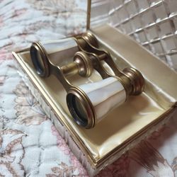 Antique French Opera Glasses Mourlon Fabi